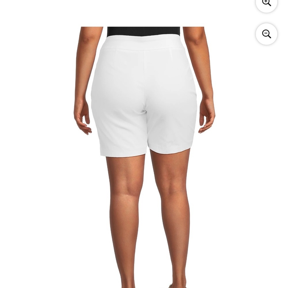 JMS Just My Size Women's Plus Pull On Millennia Bermuda Shorts 9" Inseam Size 4X - Picture 2 of 3